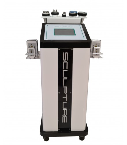 دستگاه لاغری ترو اسکالپ ایستاده 6 هندپیس به همراه پد لیپو لیز